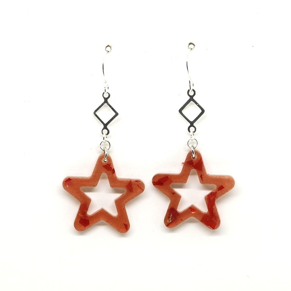 Diamond Star Earrings